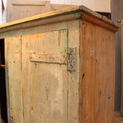 wooden industrial cabinet
