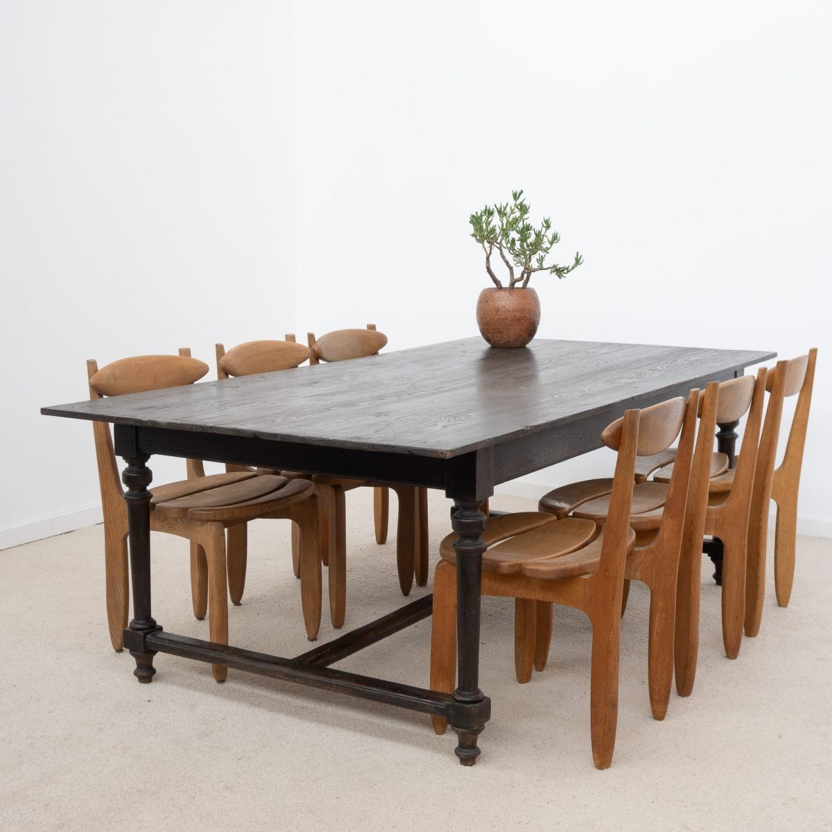 Table ancienne en bois, début XXème