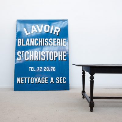 Grande plaque émaillée ancienne