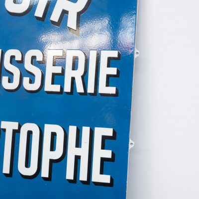 Grande plaque émaillée ancienne