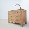 Commode ancienne XIXe en noyer et merisier – 4 tiroirs