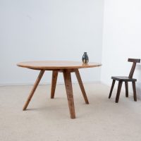 Grande table ronde design - 1970