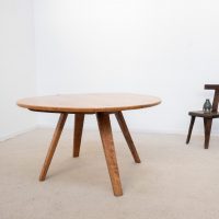 Grande table ronde design - 1970