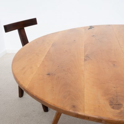 Grande table ronde design - 1970
