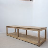 Grande table de drapier en chêne – début XXe siècle