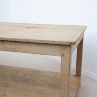Large Early 20th Century Raw Oak Draper’s Table - France