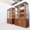 Paire de vitrines de mercerie - 1950