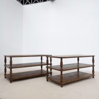 Pair of Oak Draper’s Tables – France Circa 1920