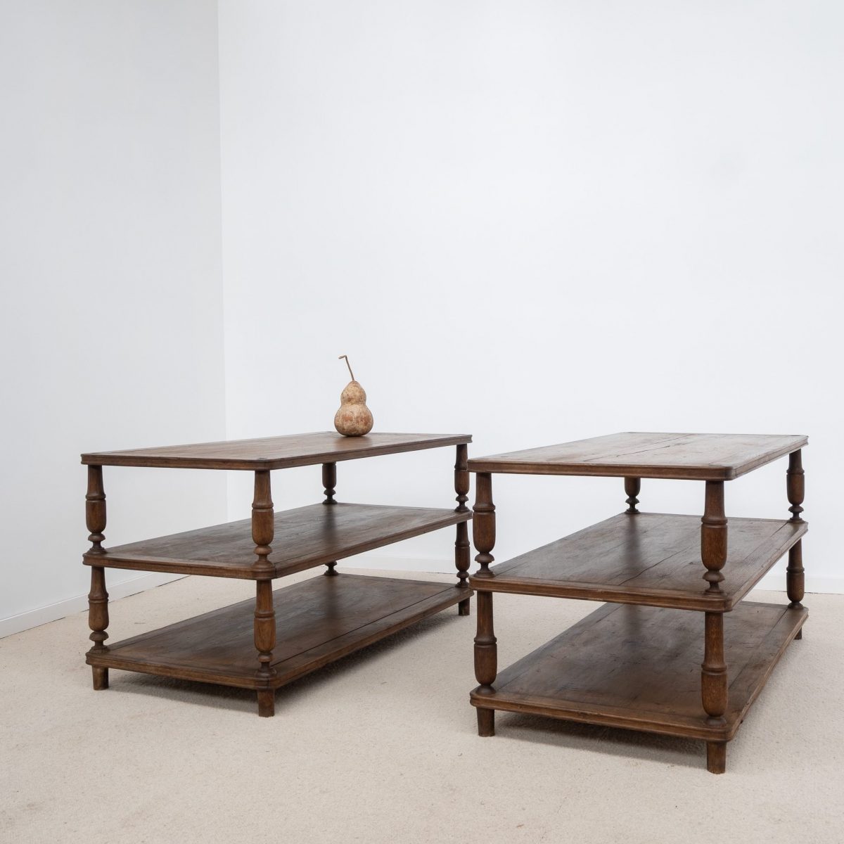 Pair of Oak Draper’s Tables – France Circa 1920