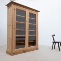 Ancienne bibliothèque 2 portes en bois - Début XXème