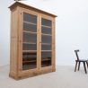 Ancienne bibliothèque 2 portes en bois - Début XXème