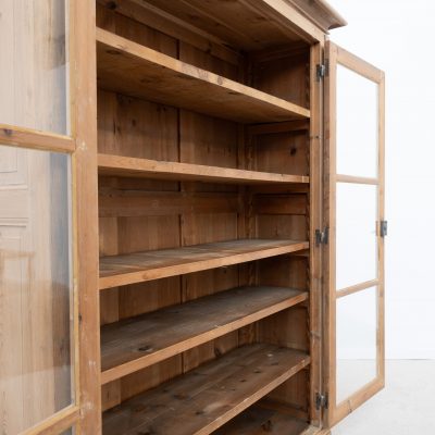 Ancienne bibliothèque 2 portes en bois - Début XXème