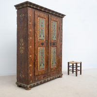 Armoire polychrome – France début du XIXe siècle