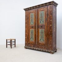 Armoire polychrome – France début du XIXe siècle