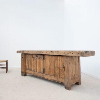 Ancien établi en bois – début XXe siècle