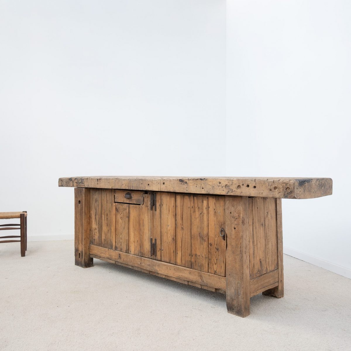 Ancien établi en bois – début XXe siècle