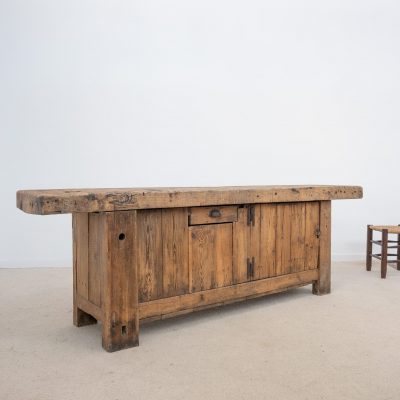 Ancien établi en bois – début XXe siècle