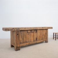 Ancien établi en bois – début XXe siècle