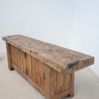 Ancien établi en bois – début XXe siècle