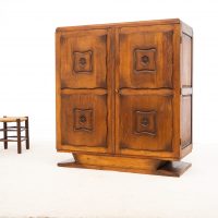 Rare cabinet en chêne FRANCE  vers 1930.