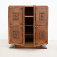 Rare cabinet en chêne années 1930