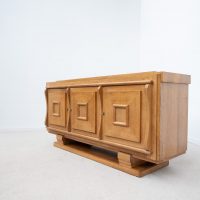 Ancien meuble en chêne G.POISSON France vers 1940