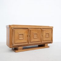Ancien meuble en chêne G.POISSON France vers 1940