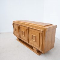 Ancien meuble en chêne G.POISSON France vers 1940