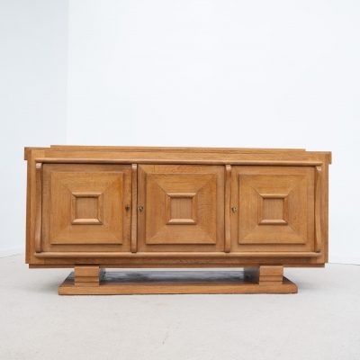 Ancien meuble en chêne G.POISSON France vers 1940
