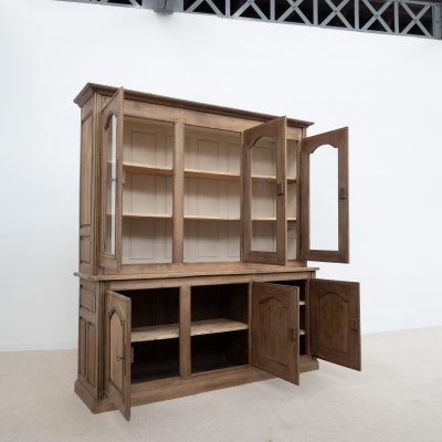 Six-Door Oak Bookcase – 20th Century