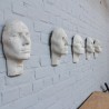 Series of 5 cement heads 1960