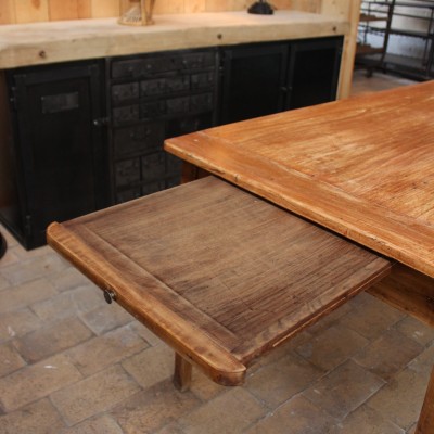 Wooden farmer table