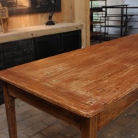 Wooden farmer table
