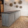 French wooden shop counter