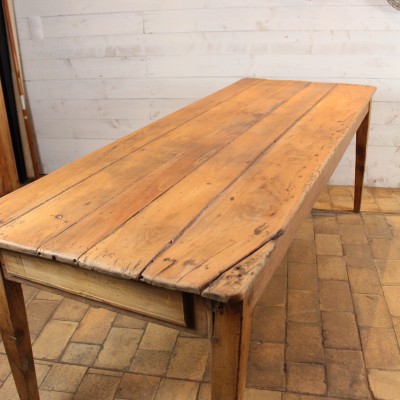 Former wooden farm table