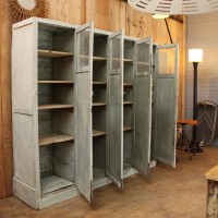 Wooden factory cabinet
