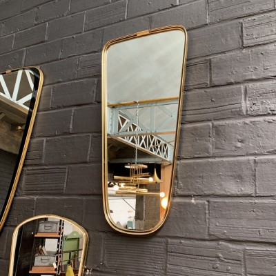 Série de miroirs asymétriques 1960 vintage