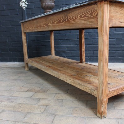 Wooden drapery table