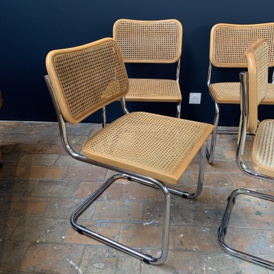 Set of 6 chairs Marcel Breuer 1970