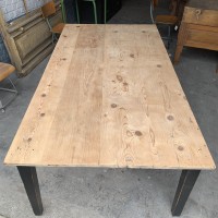 Grande table de ferme en bois