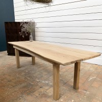 Elm wood table circa 1960 design