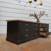 Ancien meuble TV en bois