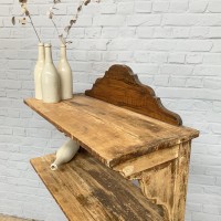 Ancienne étagère de commerce en bois
