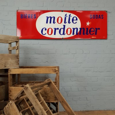 Plaque émaillée " Motte Cordonnier"