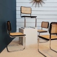Série de 4 chaises Marcel Breuer B32
