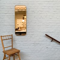 Ancien miroir asymétrique 1960