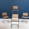 Série de 4 chaises Marcel Breuer