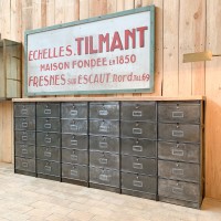 Industrial french furniture with door