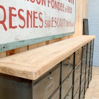 Industrial french furniture with door