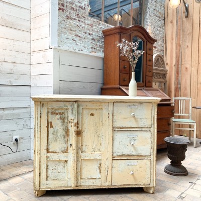 French wooden shop furniture